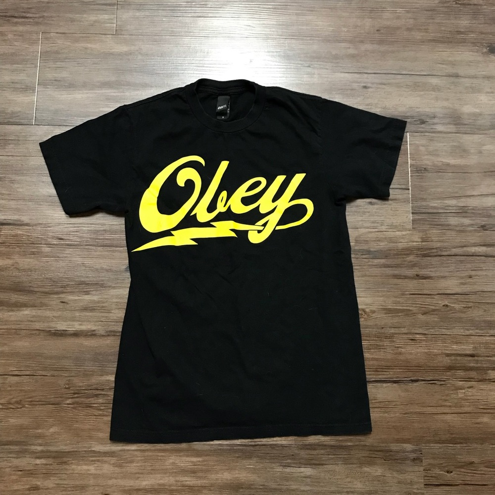 Obey - Vintage Lightning Logo Shirt